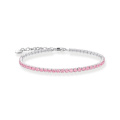 Thomas Sabo Sparkling Pink Tennisarmband mit pinkfarbenen Steinen
